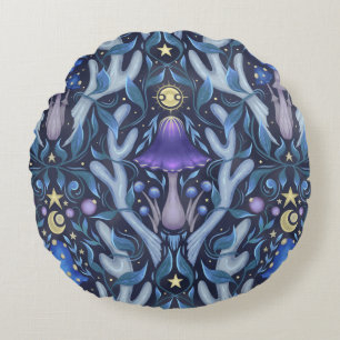Magic ornament round pillow