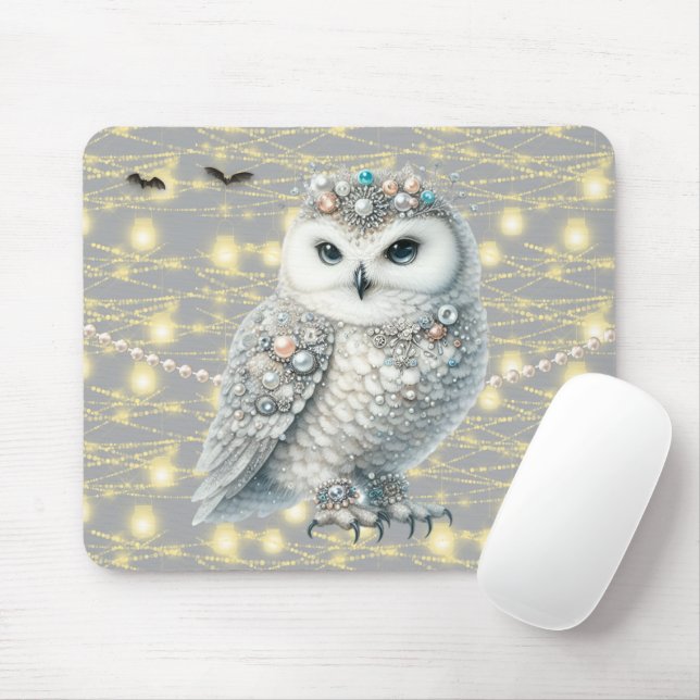 Magic Owl Mouse Pad (With Mouse)