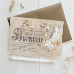 Magic Owl Wizard Birthday Invitations<br><div class="desc">Create a magical birthday with spells and fantasy stories by starting with this unique wizard's owl picture birthday party invitation</div>