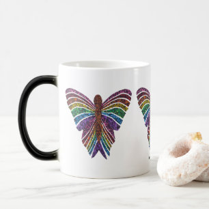 Magic Papillon arc-en-ciel - Mug de morphing (11oz)