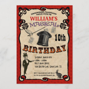 Magic Party Invitation