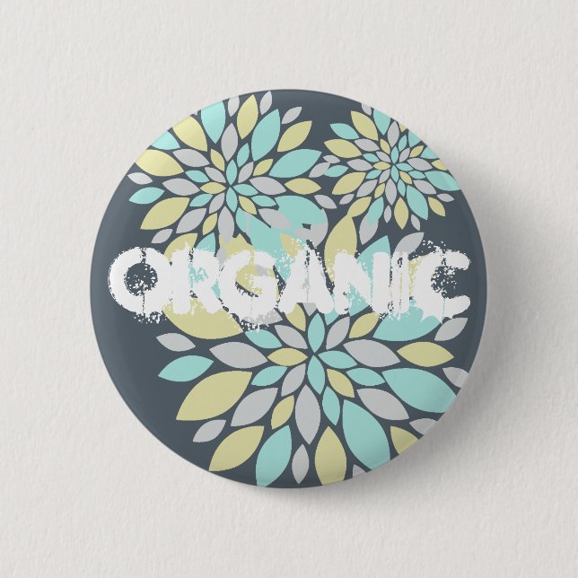 Magic Pastel Colour Flower Petals 2 Inch Round Button (Front)