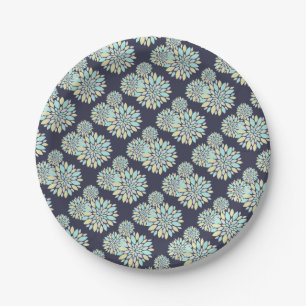 Magic Pastel Colour Flower Petals Paper Plate