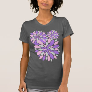 Magic Petals Purple Flowers T-Shirt