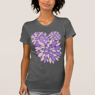 Magic Petals Purple Flowers T-Shirt
