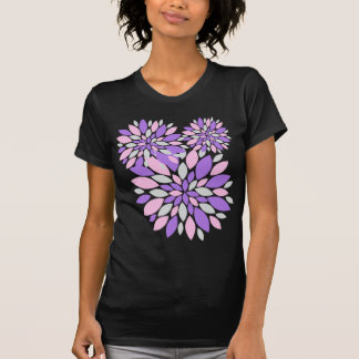 Magic Petals Purple Flowers T-Shirt