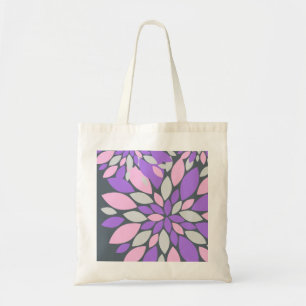 Magic Petals Purple Flowers Tote Bag
