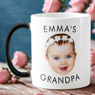 Magic Photo personnalisée Face Mug Maman Grand-mère Gran