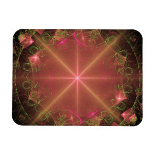 Magic Pink Clock Magnet