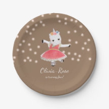 Magic Pink Unicorn Ballerina Girl Birthday