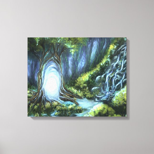 Magic portal canvas print (Front)