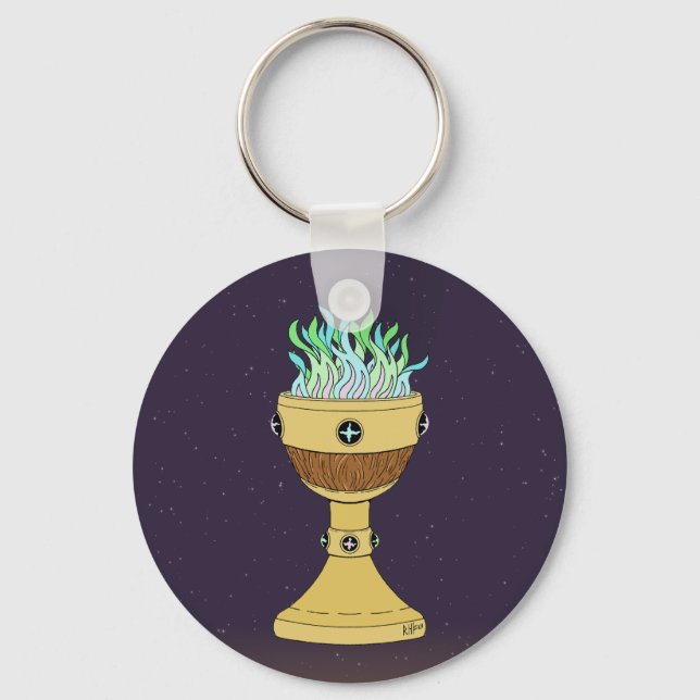 Magic Potion in Mazer and Chalice Combo  Keychain (Front)