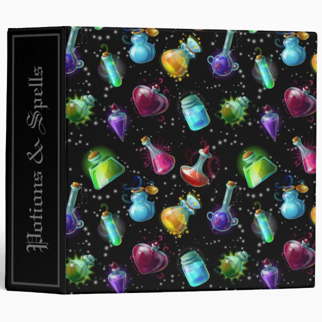 Magic Potions Pattern Binder (Front/Spine)