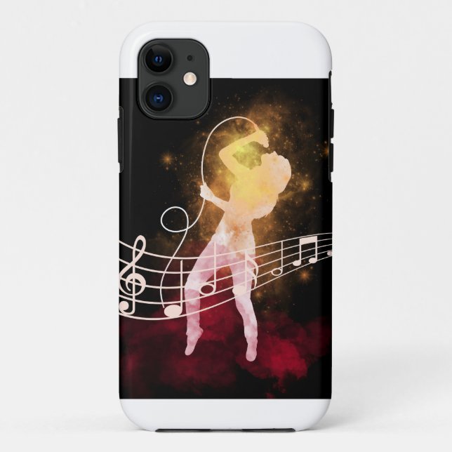Magic Power of Music and Singer Phone Case (Back)