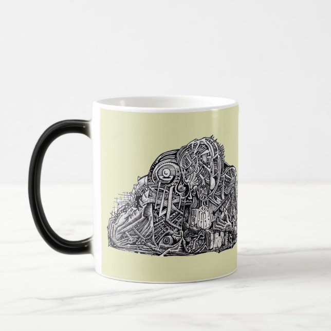 Magic Psycho Warrior morphing mug (Gauche)