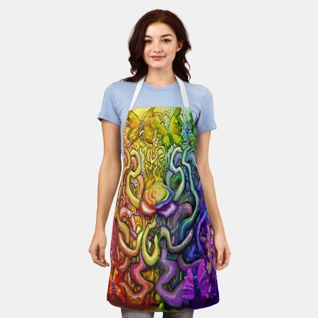 Magic Rainbow Party Apron (Worn)