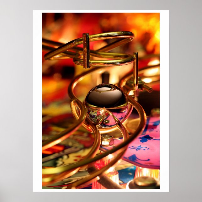 Magic Ramp Pinball Poster (Front)