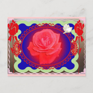 Magic Rose Postcard