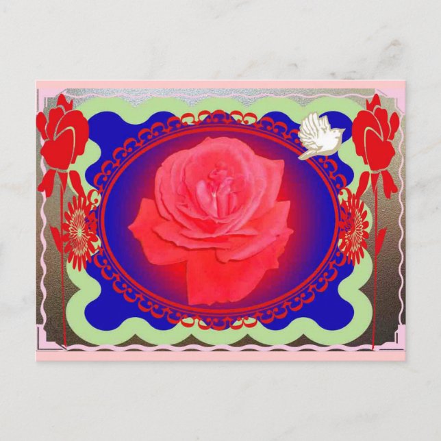 Magic Rose Postcard (Front)