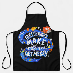 Magic School Bus Take chances make mistakes get me Apron