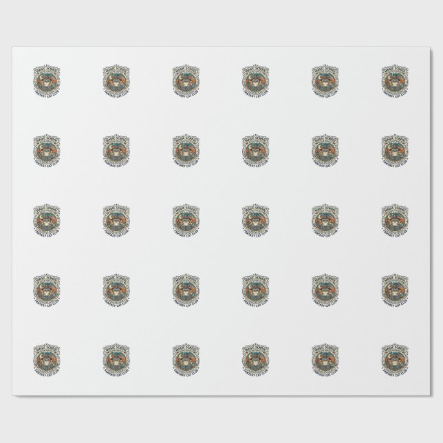 Magic School Fantasy Cat Cute Kitty Design - Magic Wrapping Paper (Flat)