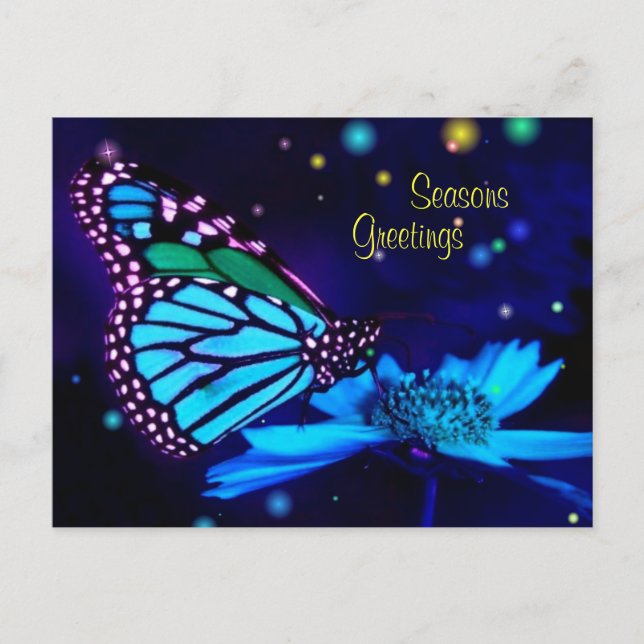 Magic Seasons Greetings Postcard (Front)