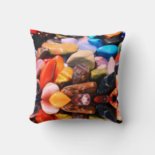 Magic Semi Precious Stones Crystals Cushion Pillow