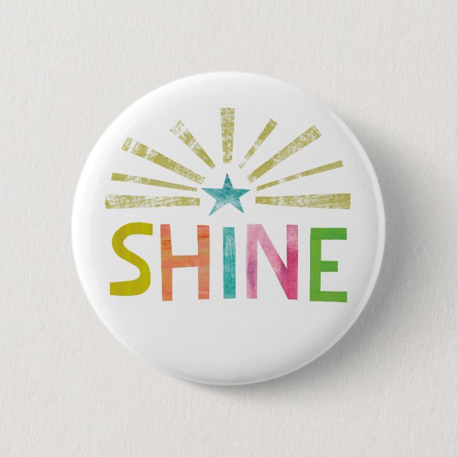 Magic Shine 2 Inch Round Button (Front)