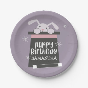 Magic Show Childrens Birthday Party Paper Plate