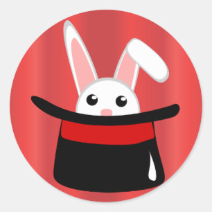 Magic Show Classic Round Sticker