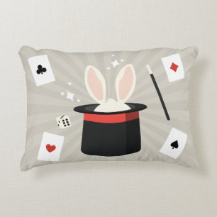 Magic Show Magician Kids Accent Pillow