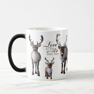 Magic Silhouette Reindeer Mug