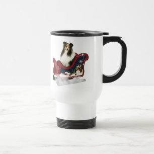 Magic Sleigh Sheltie Travel Mug