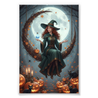 Magic Sorcery Halloween Family Photo Print