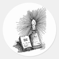 Magic Spells Book Candle Witchcraft art