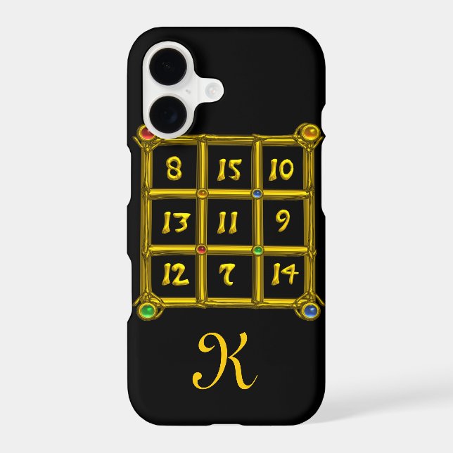 MAGIC SQUARE 33 MONOGRAM Black (Back)
