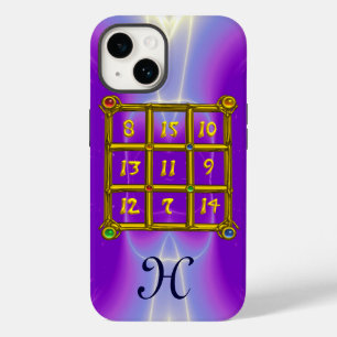 MAGIC SQUARE 33 MONOGRAM Pink Lilac, Purple iPhone 14 Case