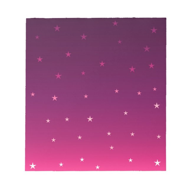 Magic stars purple notepad (Front)