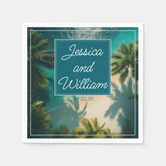 Magic summer Wedding Napkin