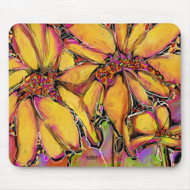 "Magic" Sunflower Mouse Pad (Front)