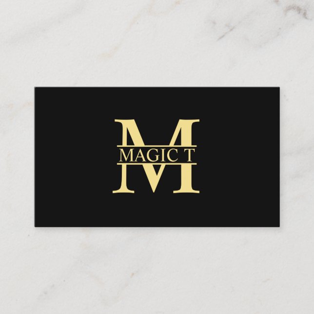 Magic T Business Card (Front)