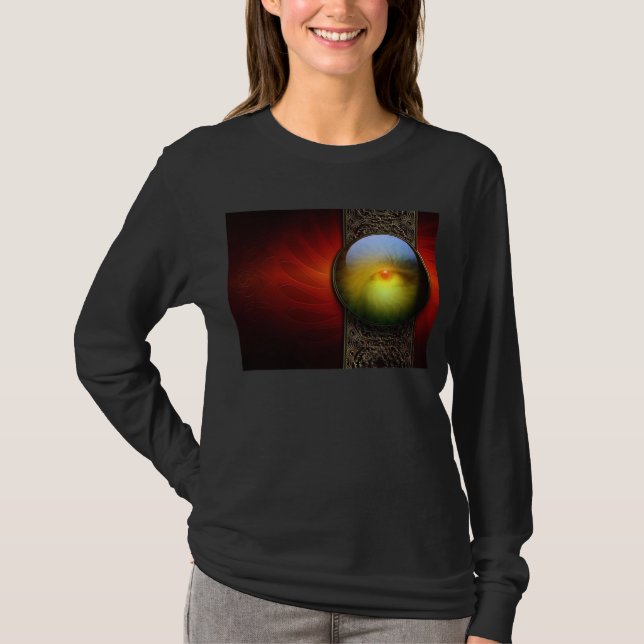 Magic Third Eye Fractal T-Shirt (Front)