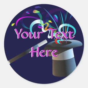 Magic Top Hat Stickers
