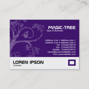 Magic Tree - Dark Violet (330066) Business Card