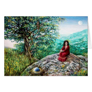 MAGIC TREE / Dawn In Green Wood and Lady in Red