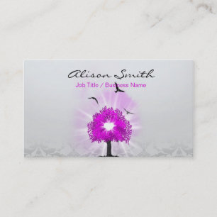 Magic tree of love business card