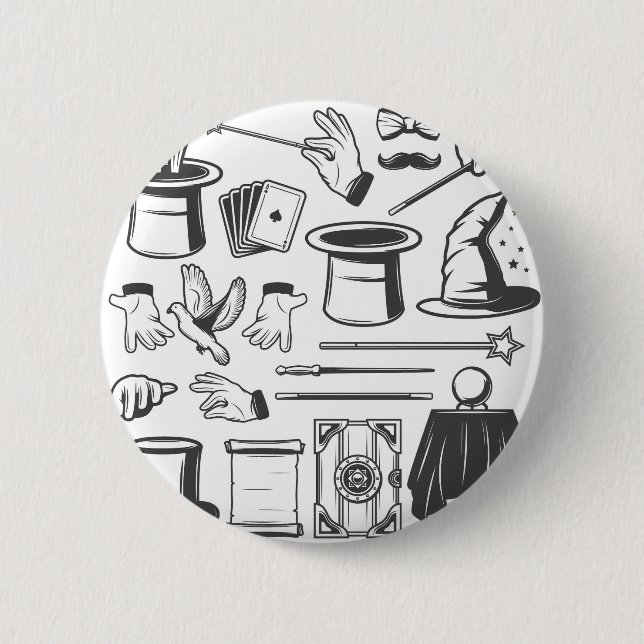 "Magic Trick Token" 2 Inch Round Button (Front)