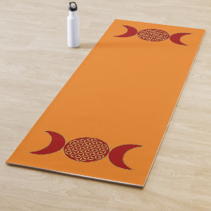 Magic Triple Moon - Spirit Flower Of Life 1 Yoga Mat