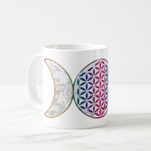 Magic Triple Moon - Spirit Flower Of Life 2 Coffee Mug