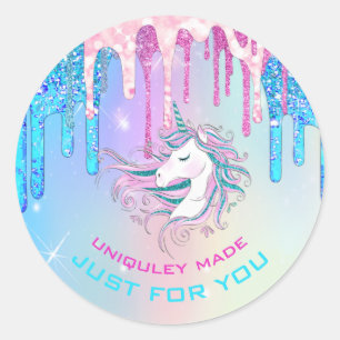 Magic Unicorn Classic Round Sticker